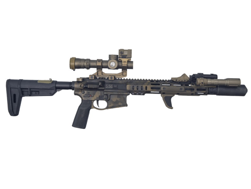 SOLGW MK1 STA rifle fitted with an Aimpoint LPVO scope