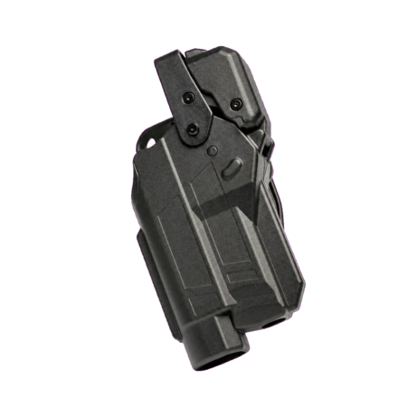 Rapid Force holster in rigid polymer for Archon Type A/D pistol, full profile view, studio photo on transparent background - Para Bellum Switzerland