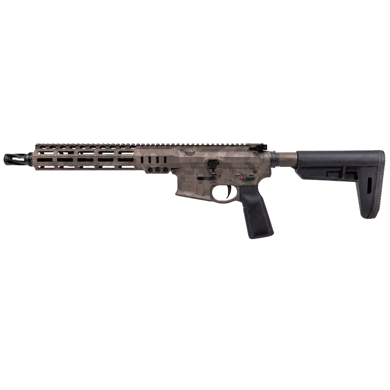 SOLGW MK1 STA billet fighting rifle in Navy camo finish, Swiss Edition